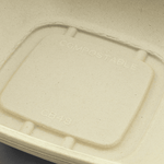Karat Earth 48oz Molded Fiber Square Bowl, PFAS Free Containers, Natural — 300 pcs — product photo 6