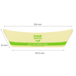Karat Earth 5.0 lb Bamboo Natural Food Tray, Generic Print — 500 pcs — product photo 5