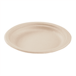 Karat Earth 6'' Molded Fiber Round Plates, PFAS Free, Natural — 1,000 pcs — product photo 2