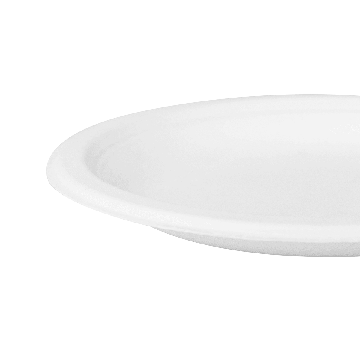 Karat Earth 6'' Molded Fiber Round Plates, PFAS Free, White — 1,000 pcs — product photo 5