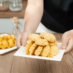 Karat Earth 6”x 6” Molded Fiber Square Plates, PFAS Free, White — 500 pcs — product photo 3