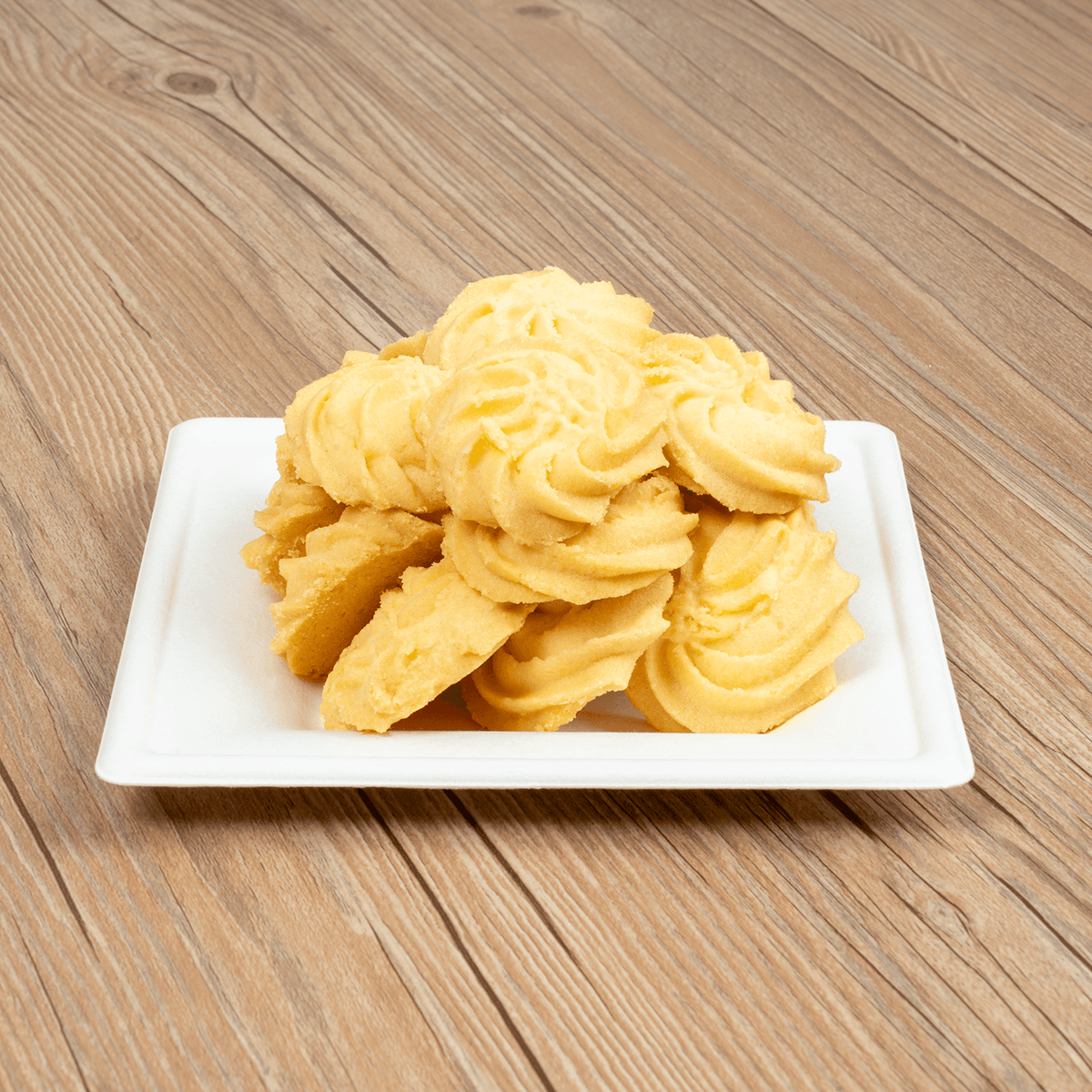 Karat Earth 6”x 6” Molded Fiber Square Plates, PFAS Free, White — 500 pcs — product photo 5