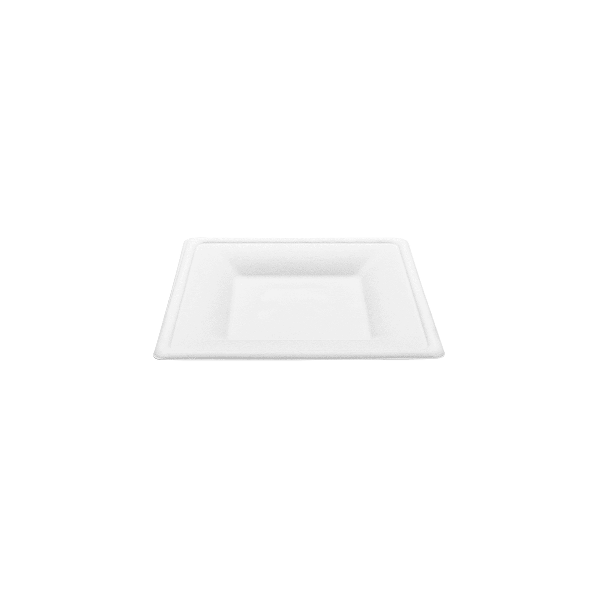 Karat Earth 6”x 6” Molded Fiber Square Plates, PFAS Free, White — 500 pcs — product photo 7