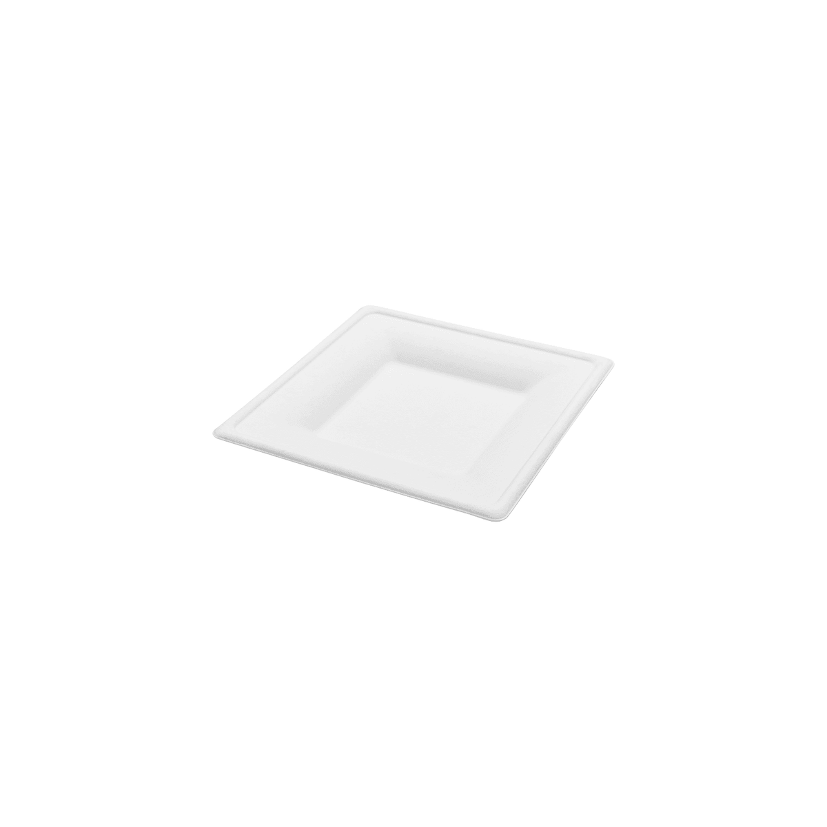Karat Earth 6”x 6” Molded Fiber Square Plates, PFAS Free, White — 500 pcs — product photo 8