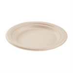 Karat Earth 7'' Molded Fiber Round Plates, PFAS Free, Natural — 1,000 pcs — product photo 2