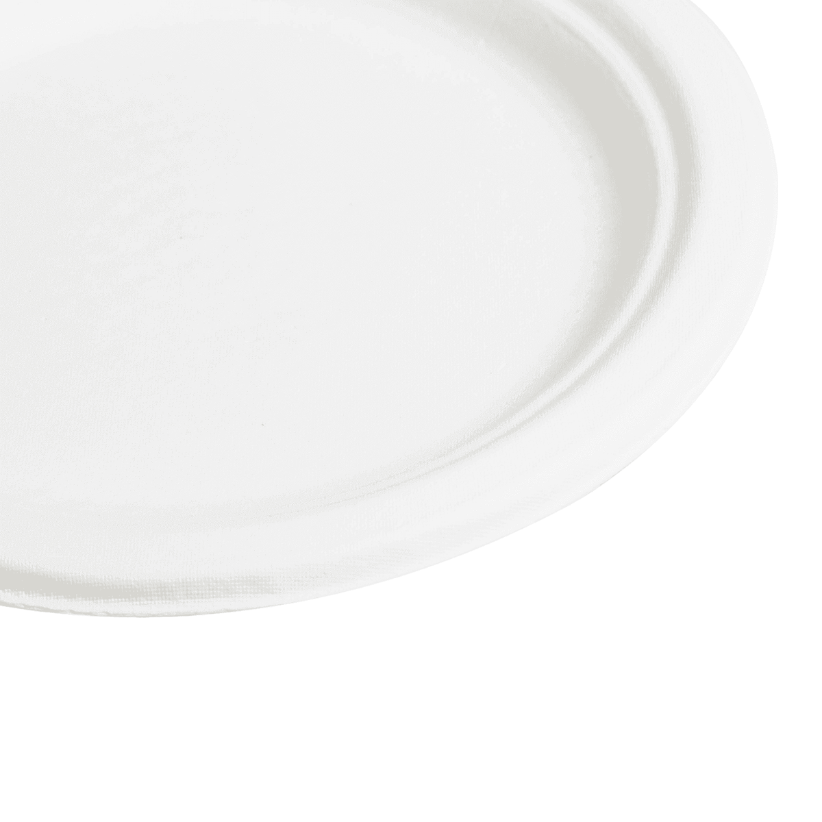 Karat Earth 7'' Molded Fiber Round Plates, PFAS Free, White — 1,000 pcs — product photo 4