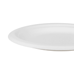 Karat Earth 7'' Molded Fiber Round Plates, PFAS Free, White — 1,000 pcs — product photo 5