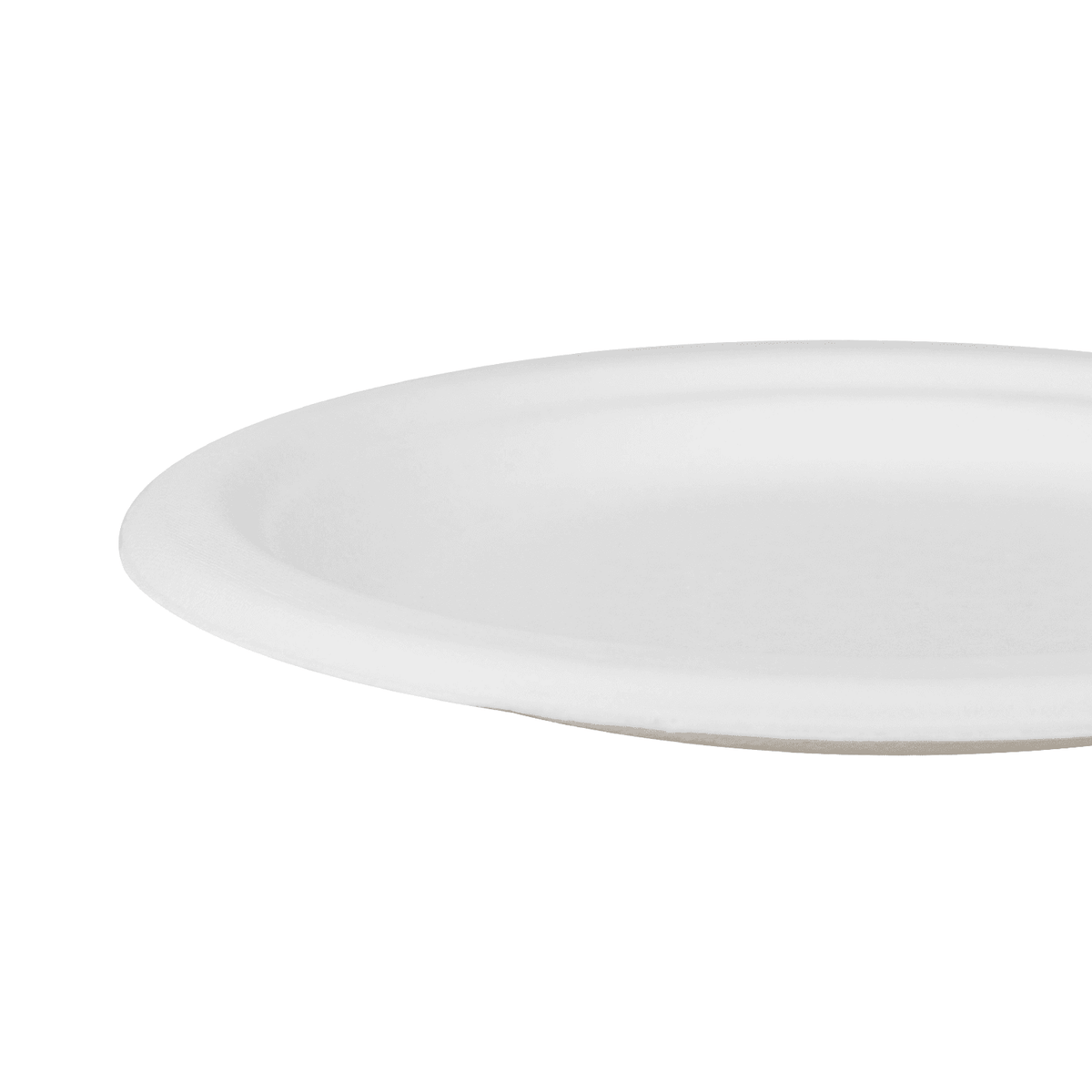 Karat Earth 7'' Molded Fiber Round Plates, PFAS Free, White — 1,000 pcs — product photo 5