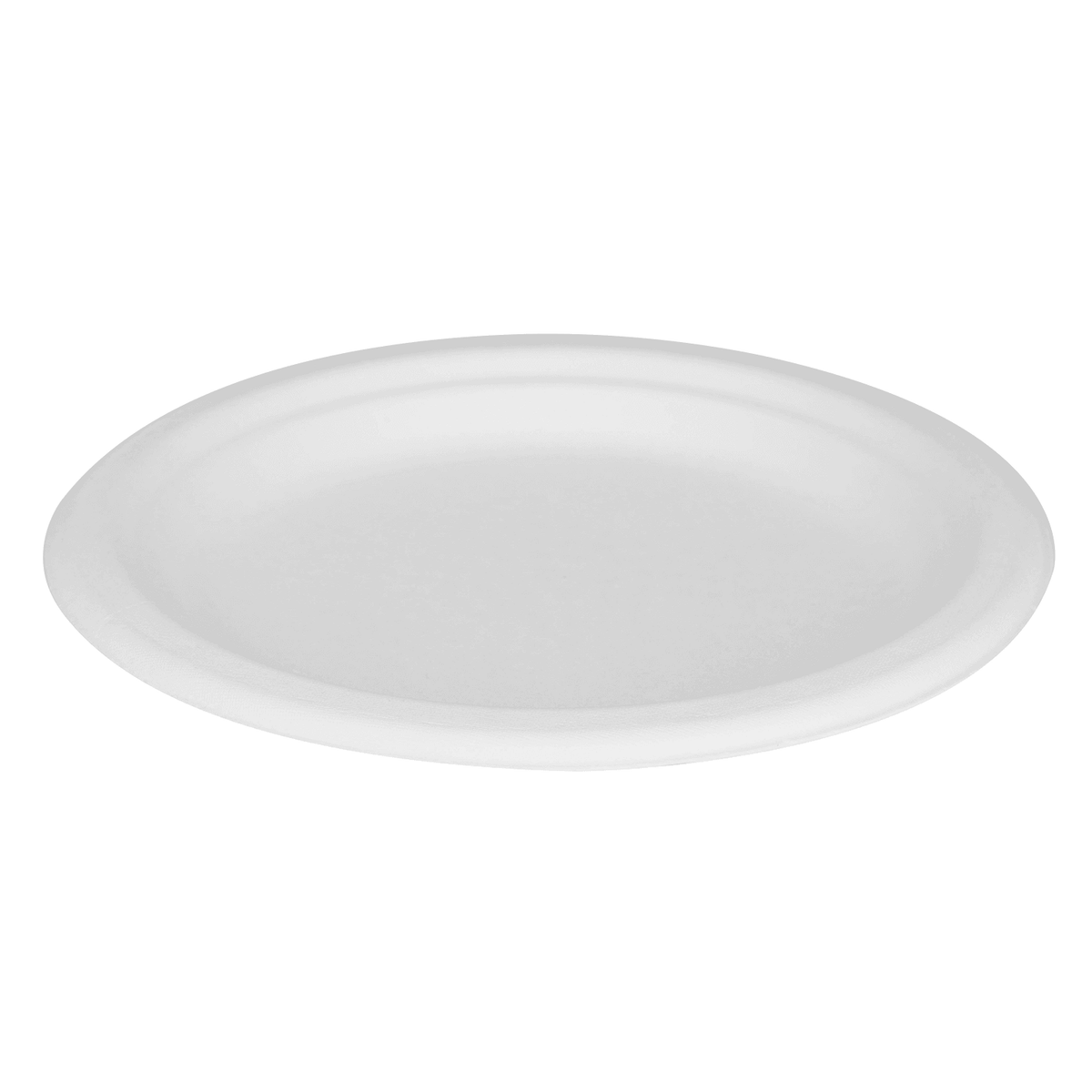 Karat Earth 7'' Molded Fiber Round Plates, PFAS Free, White — 1,000 pcs — product photo 7