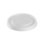 Karat Earth 75.3mm Flat Lid for 4oz Compostable Paper Food Container & Paper Portion Cups — 1,000 pcs — product photo 2