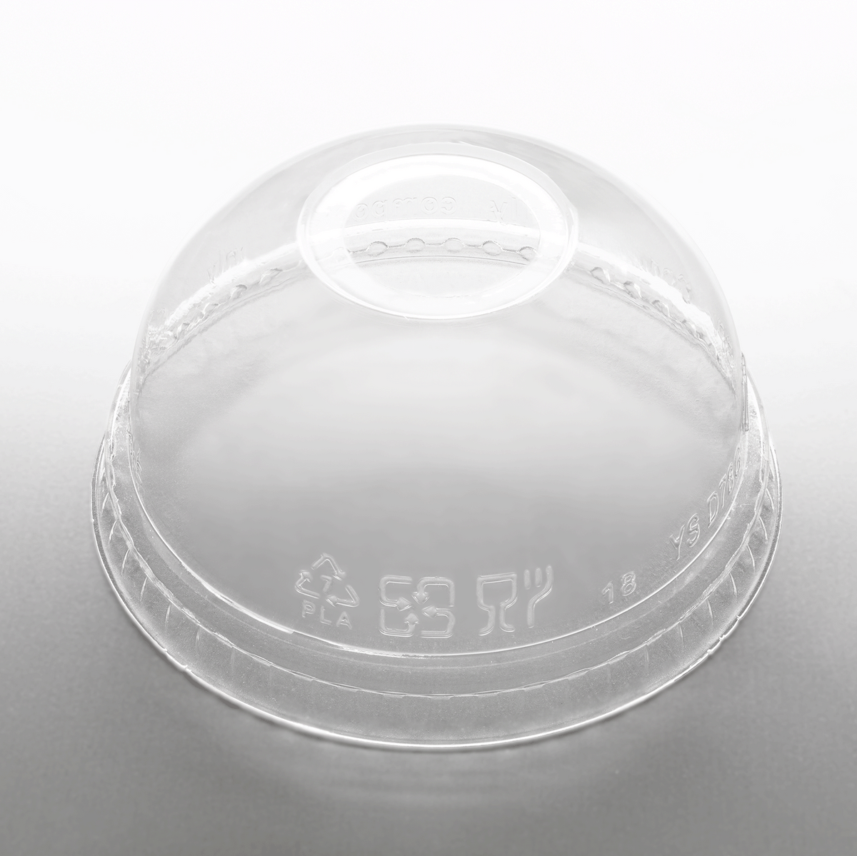 Karat Earth 78mm PLA Dome Lid for 10oz PLA Cup — 1,000 pcs — product photo 2