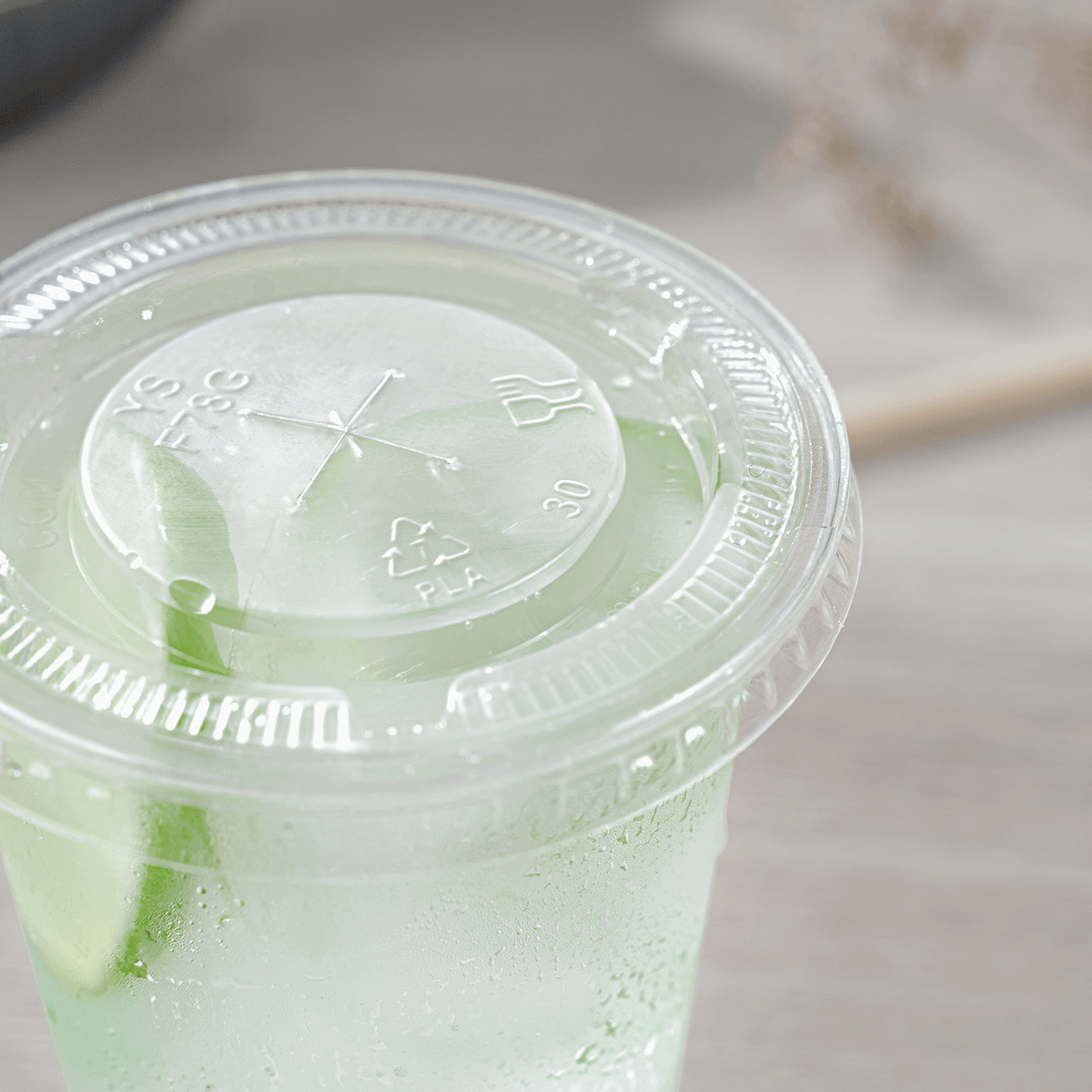 Karat Earth 78mm PLA Flat Lid for 10oz PLA Cup — 1,000 pcs — product photo 4