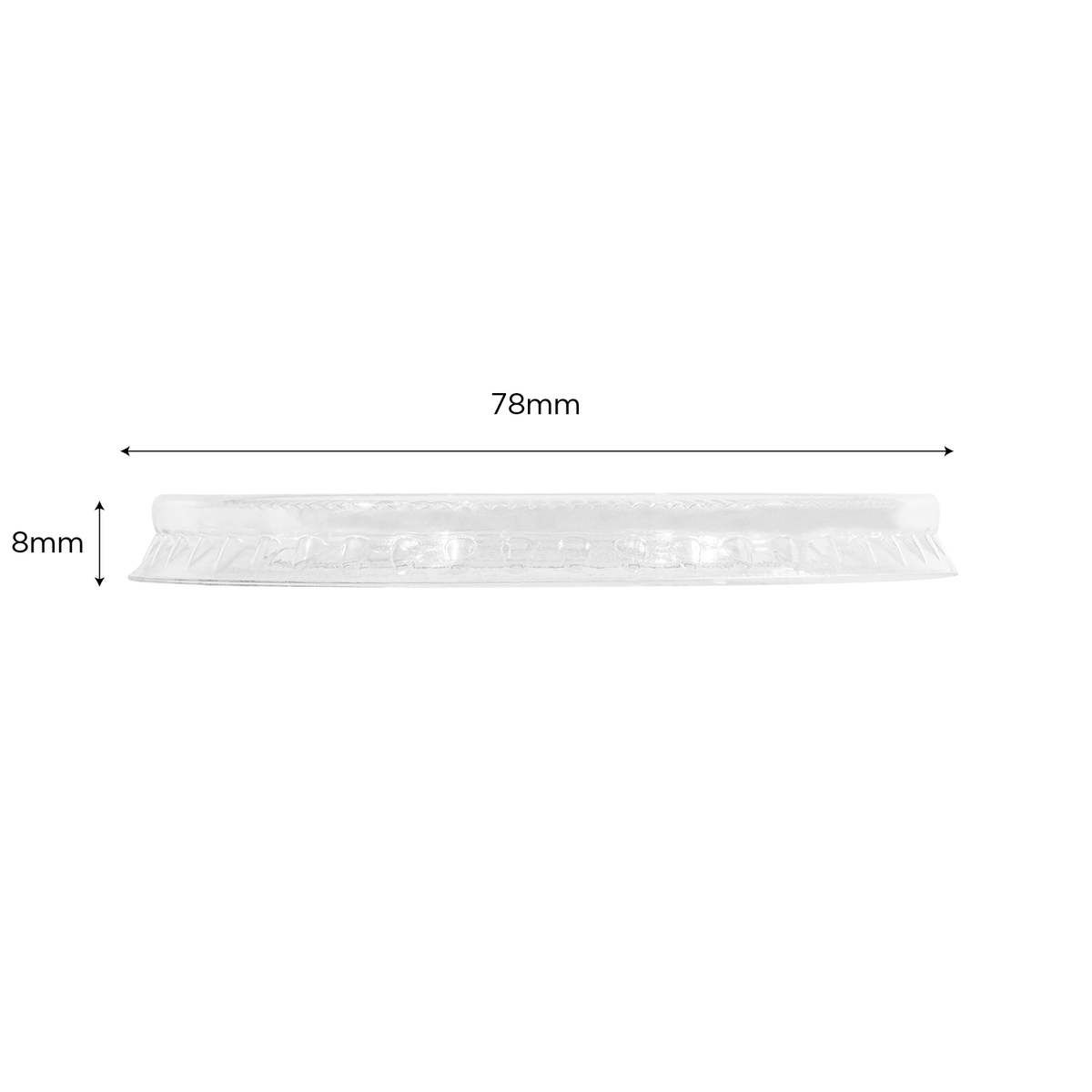 Karat Earth 78mm PLA Flat Lid for 10oz PLA Cup — 1,000 pcs — product photo 5