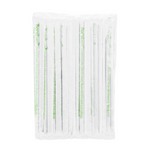 Karat Earth 8.75" Giant PLA Straw (8mm) Paper Wrapped, Black — 2,500 pcs — product photo 8