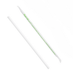 Karat Earth 8.75" PLA Giant Paper Wrapped Straw (8mm), Wihte — 2,500 pcs — product photo 2