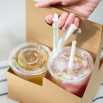 Karat Earth 8.75" PLA Giant Paper Wrapped Straw (8mm), Wihte — 2,500 pcs — product photo 4