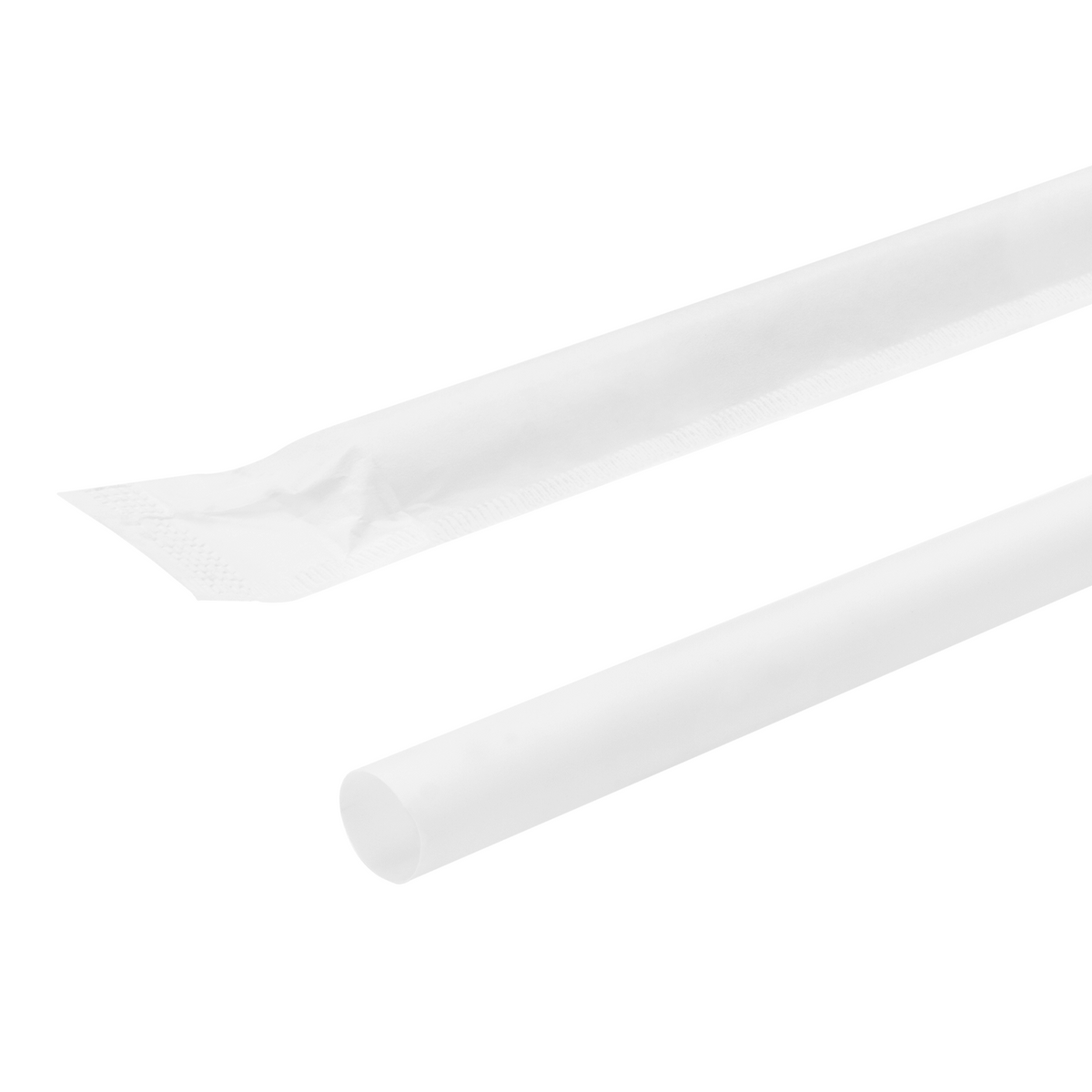 Karat Earth 8.75" PLA Giant Paper Wrapped Straw (8mm), Wihte — 2,500 pcs — product photo 7