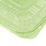 Karat Earth 8''x8'' PLA Hinged Containers, Green — 250 pcs — product photo 6