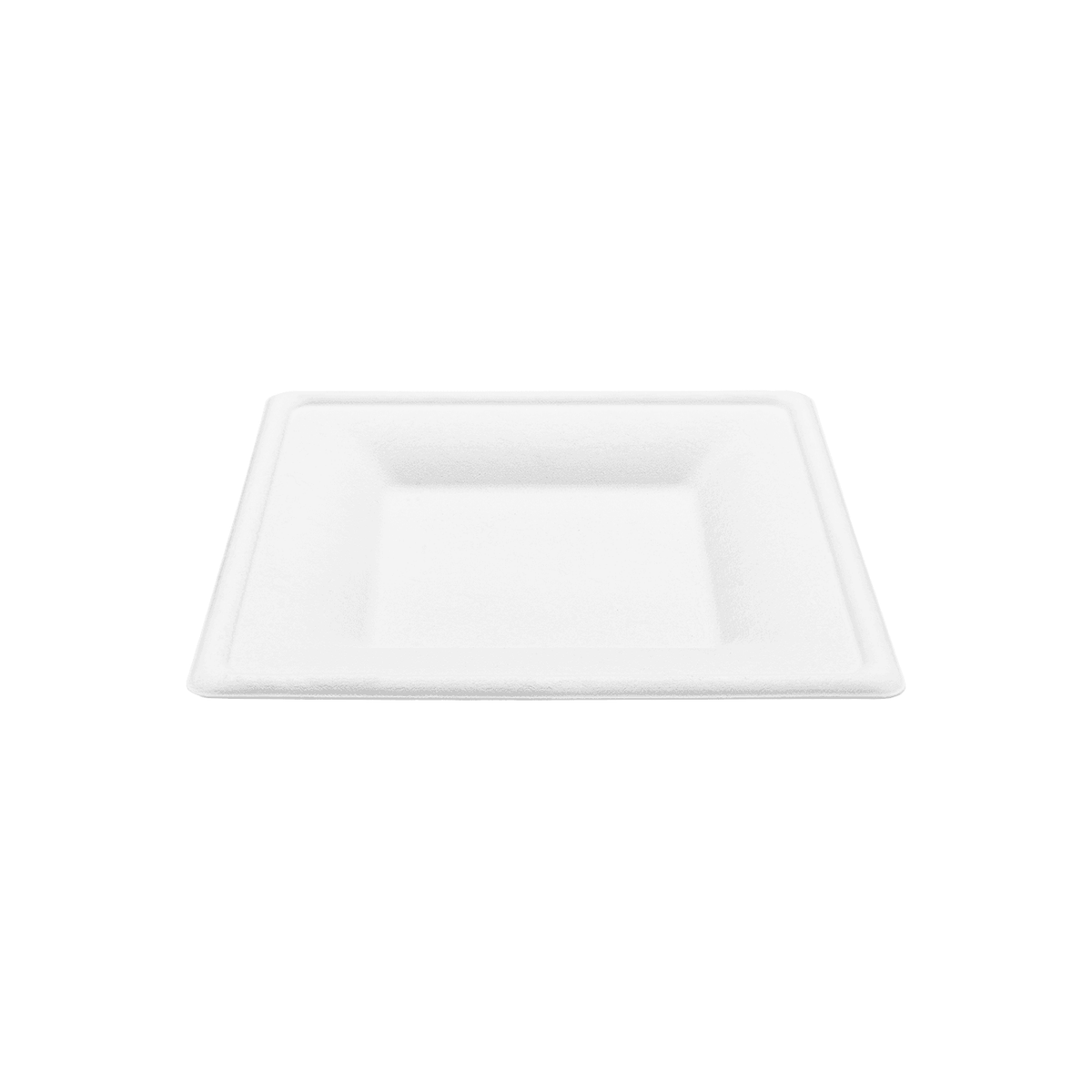 Karat Earth 8”x 8” Molded Fiber Square Plates, PFAS Free, White — 500 pcs — product photo 7