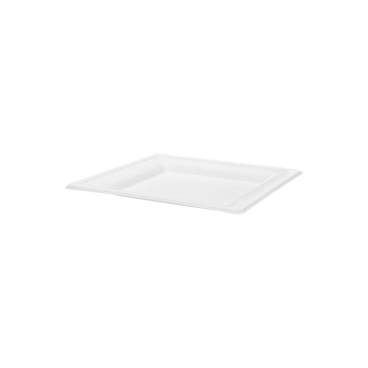 Karat Earth 8”x 8” Molded Fiber Square Plates, PFAS Free, White — 500 pcs — product photo 9