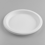 Karat Earth 9" Mineral Filled PP Round Plates, White — 500 pcs — product photo 2