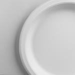 Karat Earth 9" Mineral Filled PP Round Plates, White — 500 pcs — product photo 6