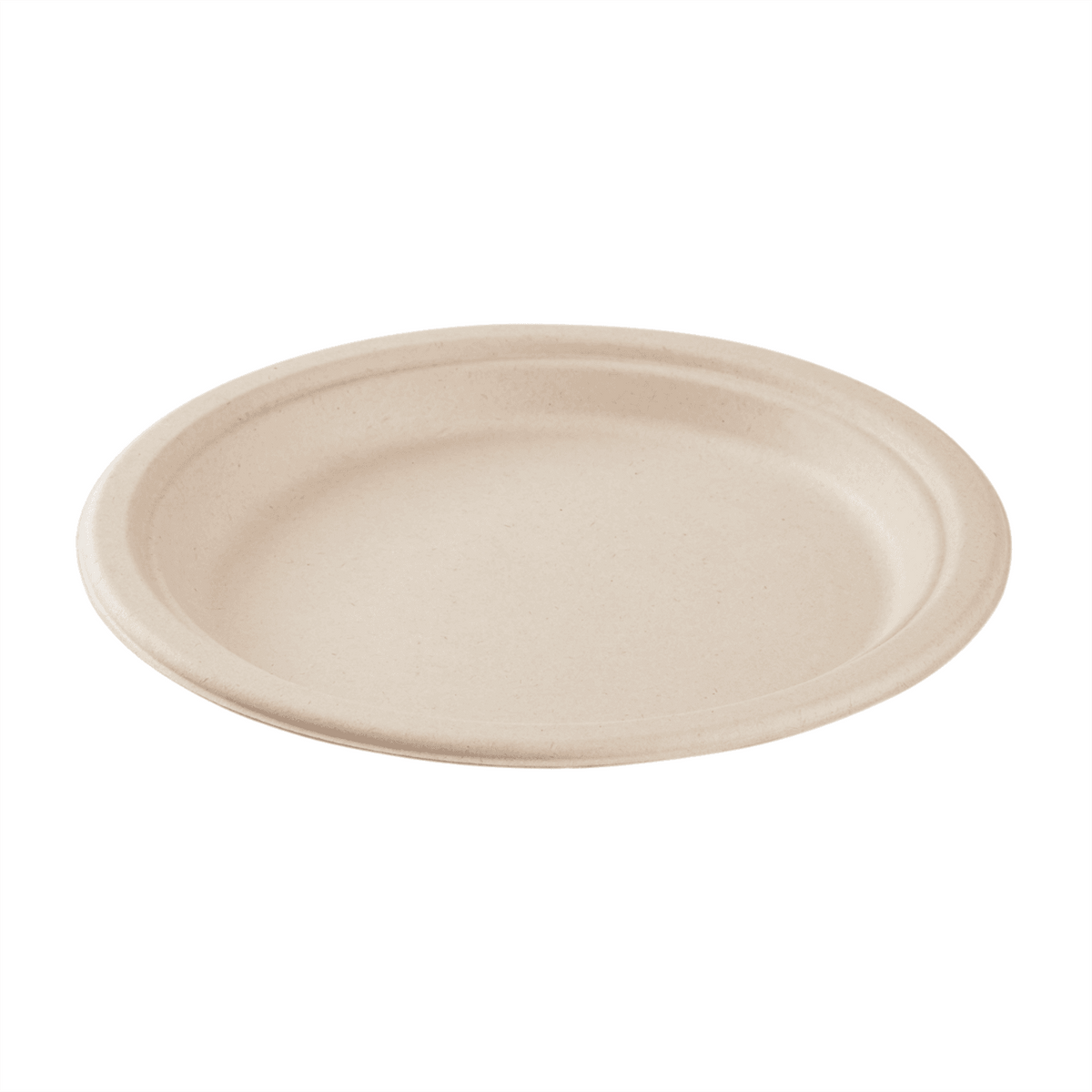 Karat Earth 9'' Molded Fiber Round Plates, PFAS Free, Natural — 500 pcs — product photo 2