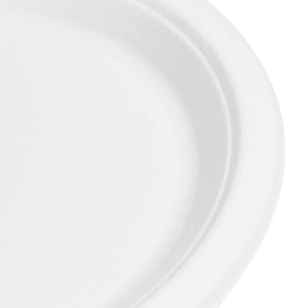Karat Earth 9'' Molded Fiber Round Plates, PFAS Free, White — 500 pcs — product photo 7