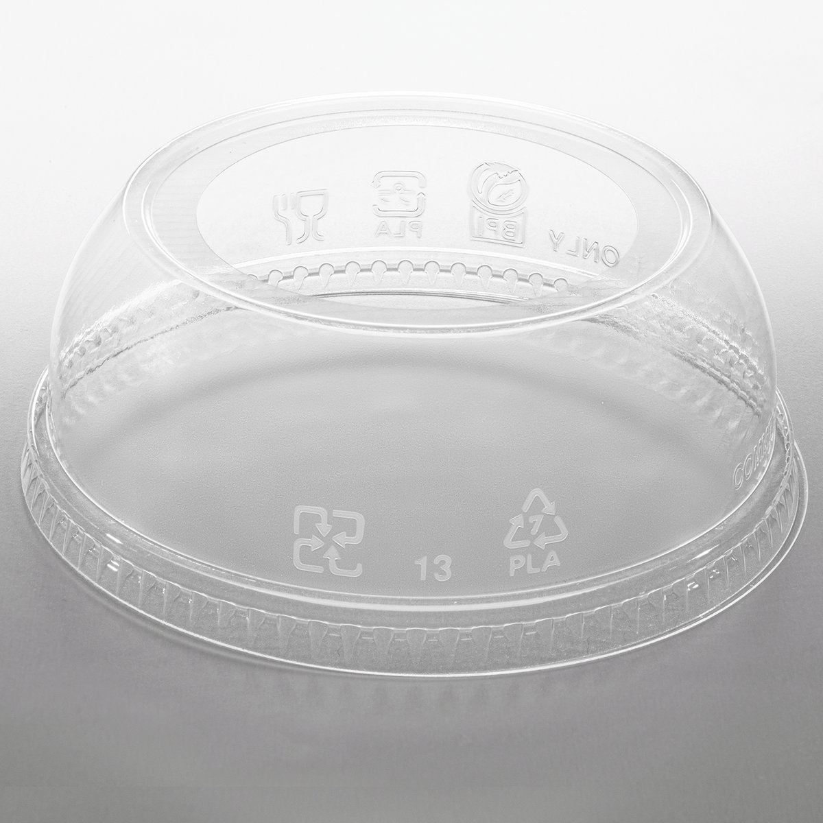 Karat Earth 98mm PLA Dome lids for 12-24 PLA cup, Wide opening — 1,000 pcs — product photo 2
