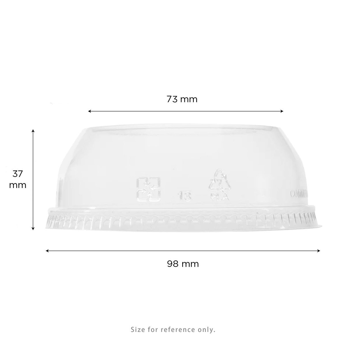 Karat Earth 98mm PLA Dome lids for 12-24 PLA cup, Wide opening — 1,000 pcs — product photo 5