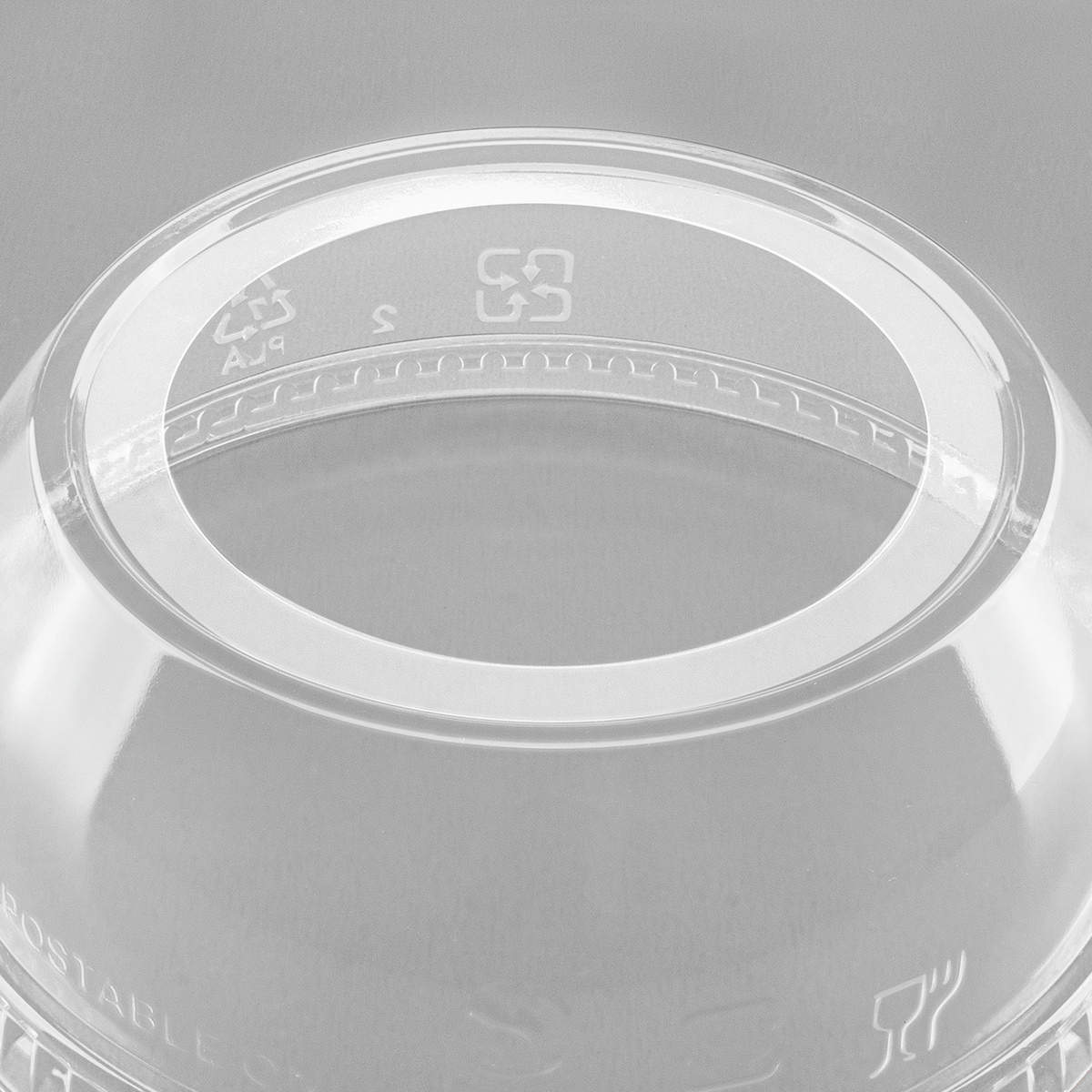 Karat Earth 98mm PLA Dome lids for 12-24 PLA cup, Wide opening — 1,000 pcs — product photo 6