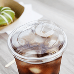 Karat Earth 98mm PLA Strawless Sipper Lid for 12-24oz PLA Cup — 1,000 pcs