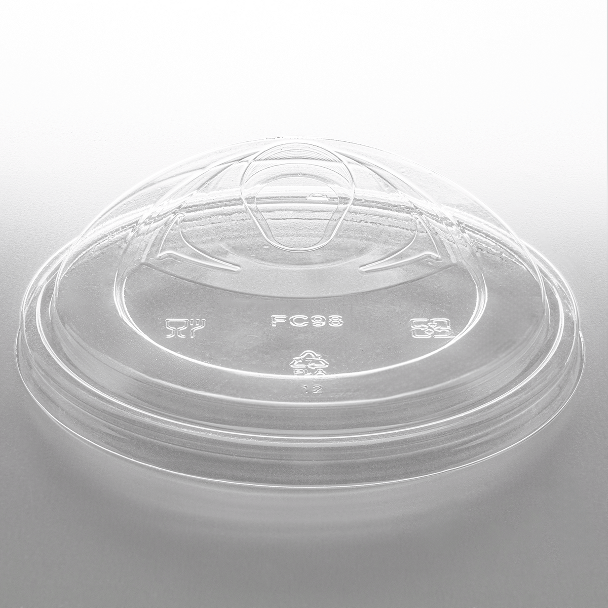 Karat Earth 98mm PLA Strawless Sipper Lid for 12-24oz PLA Cup — 1,000 pcs — product photo 2