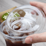 Karat Earth 98mm PLA Strawless Sipper Lid for 12-24oz PLA Cup — 1,000 pcs — product photo 3
