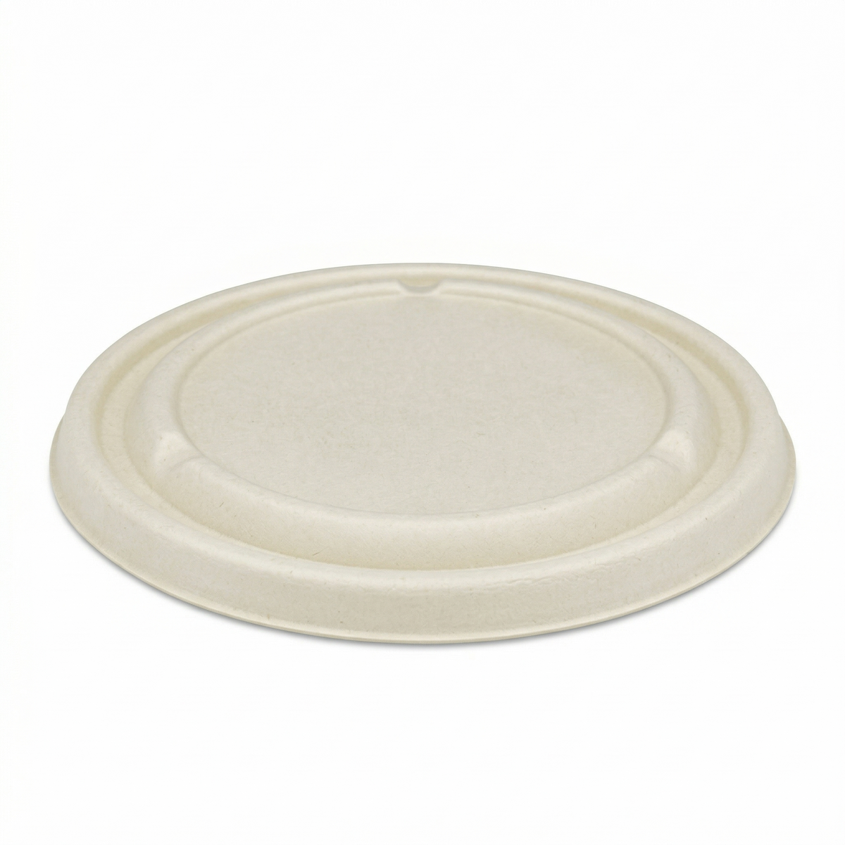 Karat Earth Bagasse Flat Lid for 16-24 oz Bagasse Take Out Bowl, Round — 500 pcs — product photo 2