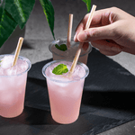 Karat Earth Bamboo Fiber Cocktail 5.5'' Straws (6mm), Natural — 7,000 pcs — product photo 4