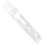 Karat Earth Heavy Weight CPLA Compostable Fork Wrapped, White — 750 pcs — product photo 3