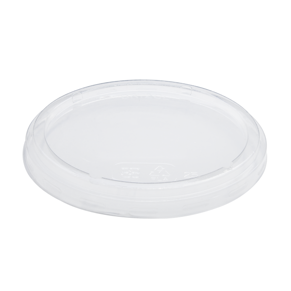 Karat Earth Lid for 8-32 oz. PLA Deli Container (117mm), Clear — 500 pcs — product photo 2