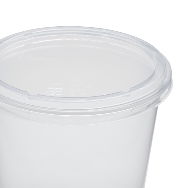 Karat Earth Lid for 8-32 oz. PLA Deli Container (117mm), Clear — 500 pcs — product photo 6