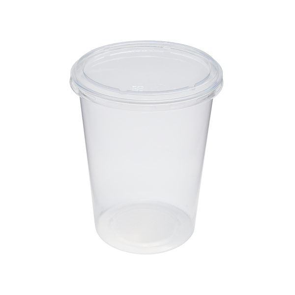 Karat Earth Lid for 8-32 oz. PLA Deli Container (117mm), Clear — 500 pcs — product photo 7