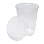 Karat Earth Lid for 8-32 oz. PLA Deli Container (117mm), Clear — 500 pcs — product photo 8