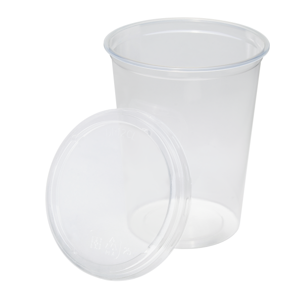 Karat Earth Lid for 8-32 oz. PLA Deli Container (117mm), Clear — 500 pcs — product photo 8