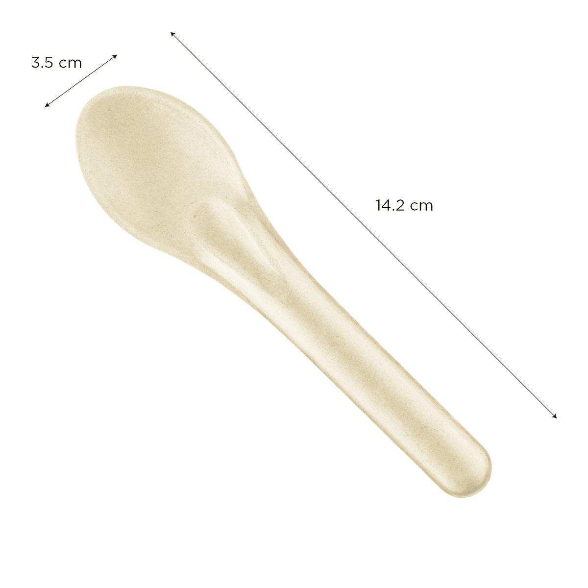 Karat Earth PFAS Free Bagasse Spoon Paper Wrapped — 750 pcs — product photo 6