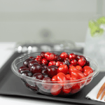 Karat Earth PLA 18 oz Salad Container (175 mm), Clear — 300 pcs
