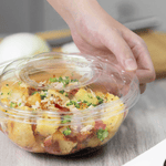 Karat Earth PLA 24 oz Salad Container (175 mm), Clear — 300 pcs — product photo 4