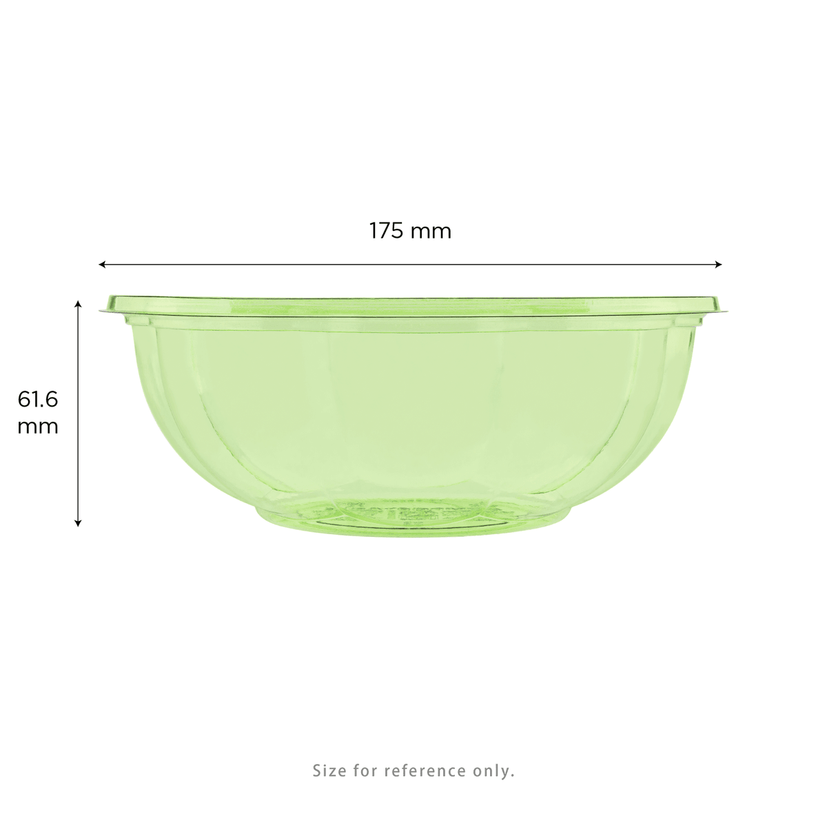 Karat Earth PLA 24 oz Salad Container (175 mm), Green — 300 pcs — product photo 5