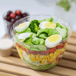 Karat Earth PLA 48 oz Salad Container (175 mm), Clear — 300 pcs
