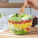 Karat Earth PLA 48 oz Salad Container (175 mm), Clear — 300 pcs — product photo 3