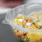 Karat Earth PLA Dome Lid for 18-48 oz. PLA Salad Container, Clear — 300pcs — product photo 3