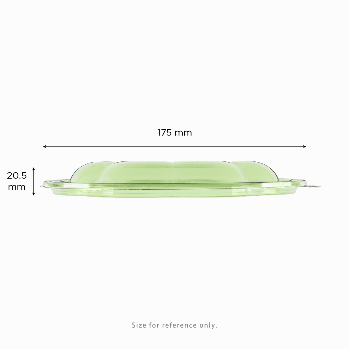 Karat Earth PLA Dome Lid for 18-48 oz. PLA Salad Container, Green — 300 pcs — product photo 5